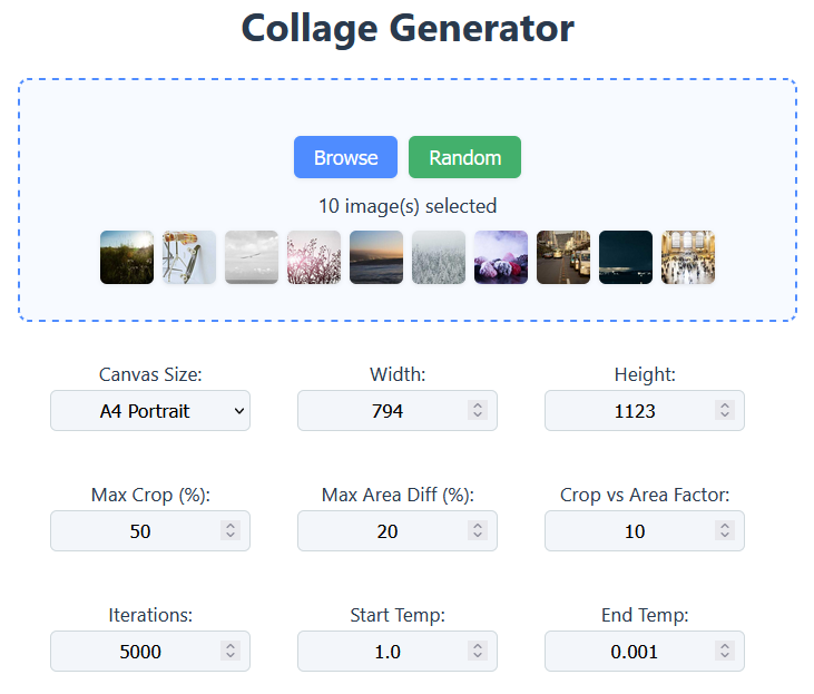 Collage Generator